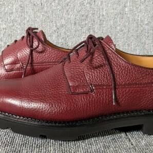 美品 John Lobb croft ジョンロブ クロフト プレーントゥ ダービー ライトウエイトウォーキングソール シボ革 6.5 .の画像3