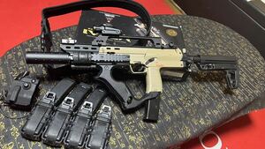 東京マルイ コンパクト電動ガン MP7A1 TAN Laylax カスタム 陽炎12型F2 