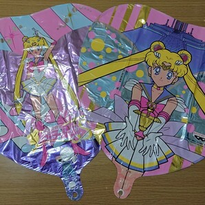 美少女戦士セーラームーンS バンプレスト メタリック バルーン ふうせん 風船 非売品 2枚セットの画像1