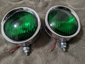 2 piece set ( green ) that time thing hard-to-find! ultra rare new goods unused single lamp halogen . bright Mini Cooper Volkswagen Harley 