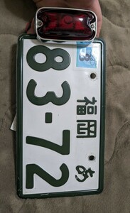 （C）送料安い 定形外郵便300円 ガラスレンズ ミニ テール ランプ ハーレー ナックル パン アイアン ショベル サイド ナンバー チョッパー 