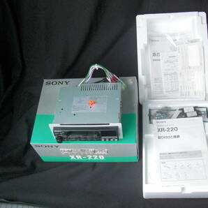 SONY ソニー 新品 FM/AM  カセットデッキ カセットテープ カーステレオ XR-220 その1の画像5