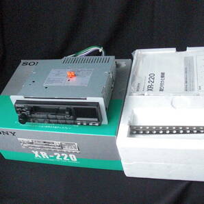 SONY ソニー 新品 FM/AM  カセットデッキ カセットテープ カーステレオ XR-220 その1の画像4