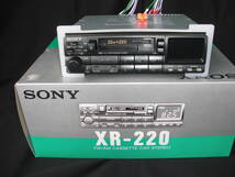 SONY ソニー 新品 FM/AM 　カセットデッキ　カセットテープ カーステレオ XR-220 その1_画像1