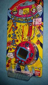 電子ゲーム：たまごっち TAMAGOTCHI ちびたまごっち レッド デジタル 育成 バーチャルペット 当時物 2FB1/オクパナ