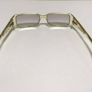 Christian Dior クリスチャン ディオール メガネ T63NM 眼鏡 度入り ロゴ ラインストーン スクエア イタリア製メガネフレーム の画像3