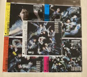 櫻坂46 7thシングル「 承認欲求 」 初回限定盤ABCD（CD＋ Blu-ray）＋通常盤計5枚セット封入生写真シリアルなし