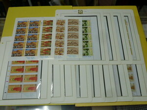 19　本保　韓国切手　1985年　現代絵画　10面シート　１集～5集　未使用NH・美品