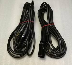  рабочий товар Twozoh XLR мужской - 6.35mm Jack TRS кабель 3M 2 шт баланс 1/4 дюймовый штекер из 3 булавка XLR мужской 