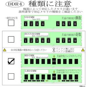 【RDIMM】DDR4-2400、ECC Registered、16GBの8枚セットで128GB、中古  micron vlp reg サーバー用 Z440で動作確認済み 1647-1の画像10