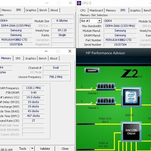 【ECC UDIMM】DDR4-2666、8GBの2枚セットで16GB、中古 Samsung  ECC Unbuffered  Z2 G4で動作確認済み 2009の画像3