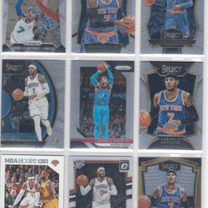 9枚セット! CARMELO ANTHONY (KNICKS) PANINI BASKETBALL CARDSの画像1