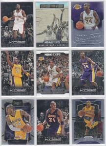 9枚セット! KOBE BRYANT (LAKERS) PANINI BASKETBALL CARDS