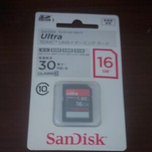 SANDISK ウルトラ SDHC UHS-I CLASS10 16GB 〔SDSDUG-016G-J35〕