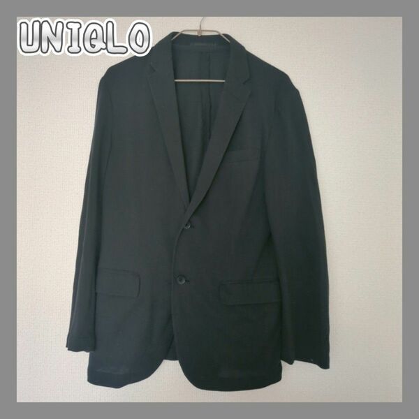 ②UNIQLO　テーラードジャケット　黒