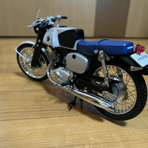 【新品】,EBBRO/エブロ 1/10 Honda CB92 1959(BLACK/BLUE)/ホンダ/バイクの画像2