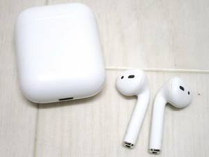 【ジャンク品】HE-398◆Apple 第2世代 Air Pods ワイヤレスイヤホン 本体のみ ジャンク品