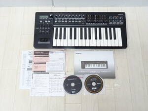 【スイッチ欠損有/動作未確認/ジャンク品】MU-862◆Roland A-300PRO R MIDI キーボード コントローラー シンセサイザー 中古品