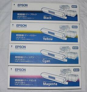  Epson EPSON original environment .. toner EPSON LPC3T10 K/C/M/Y 4 color 4 pcs set 