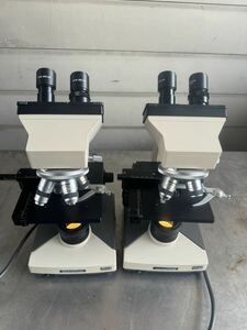  used Olympus OLYMPUS. eye microscope 50/60HZ*CH-2 *2 piece set box attaching *