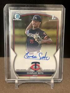 2023 Topps Bowman Draft Charlee Soto 直書きサイン AUTO 1st Bowman