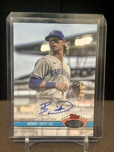 【希少 25枚限定】 2023 Topps Stadium Club Bobby Witt JR. ボビー・ウィット JR. Royals ロイヤルズ AUTO 直書きサイン