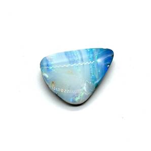 天然ボルダーオパール ルース 20.743ct ソーティング付き 約22.7×29.1×6.1mm 裸石 外し石 宝石 ジュエリー 天然石 jewelry boulder opalの画像1
