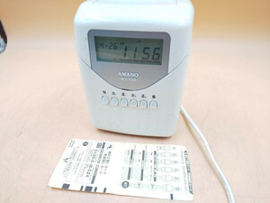 Y5-63 *AMANOamanoMX-100 electron time recorder * electrification only verification *