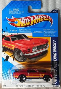 【匿名配送】ホットウィール マスタング ムスタング マッハ1 hotwheels FORD MUSTANG MACH1【送料込】