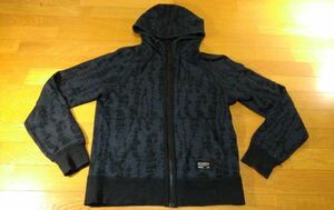 NIKE FC ナイキ ZIP UP パーカー SIZE:S 黒 グレー 送料1000円～