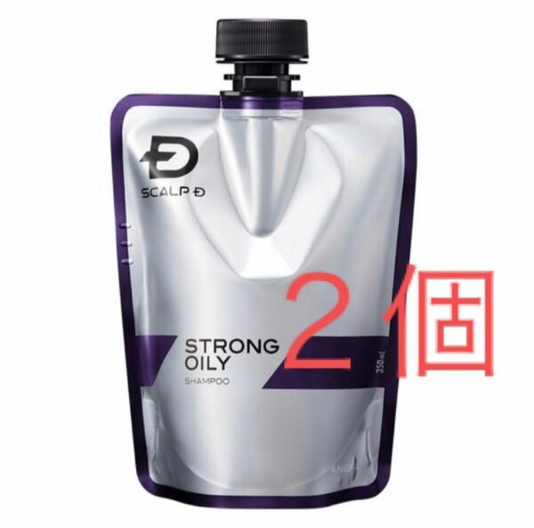 ストロングオイリー スカルプD スカルプシャンプー つけかえ用 350ml 2個