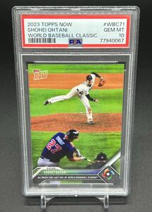 PSA10! 2023 Topps Now WBC Shohei Ohtani Mike Trout 大谷翔平 トラウトWBC 鑑定済み Angels MLB ドジャース エンゼルス 侍JAPAN 日本代表