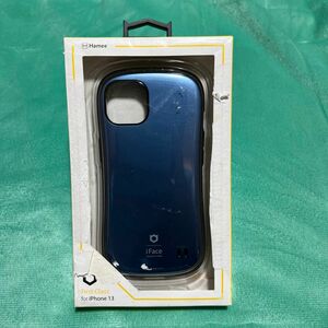 新品　iPhone 13 iFace First Class Metallicケース 41-933657（コーラルブルー）