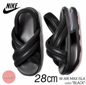 [ бесплатная доставка ][ новый товар ]28.NIKE WMNS AIR MAX ISLA SANDAL Nike wi мужской air max Islay сандалии черный 