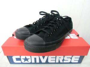 美品 コンバース キャンバスオールスターOX スニーカー 26cm M5039 ブラック モノクローム CONVERSE ALL STAR OX