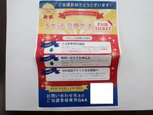 景品探し隊 幹事さんお助け倶楽部 選べる　ペアチケット (ディズニーランド/シー/富士急ハイランド/ナガシマスパーランド/日帰り温泉) 