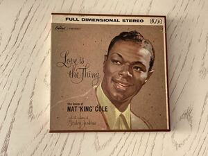 【オープンリール】NAT KING COLE★LOVE IS THE THING