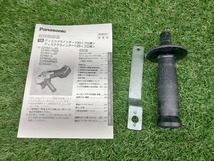 中古 Panasonic パナソニック 100mm 14.4V/18V 充電式 ディスクグラインダー バッテリー2個 + 充電器 EZ46A1LJ2G-H_画像10