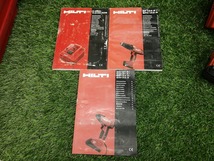 中古 HILTI ヒルティ 14.4V ドリルドライバー + インパクトドライバー バッテリー2個 + 充電器 SFH144-A SID144-A_画像9