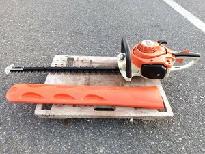 中古 STIHL スチール 60cm エンジンヘッジトリマー 排気量21.4cm3 HS56C 【2】