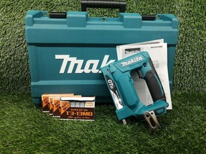 中古 マキタ makita 18v充電式タッカ【T3 CT線 12mm 】本体＋ケース＋ステープル付 ST312DZK