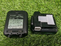 中古品 HiKOKI ハイコーキ 10.8V コードレスインパクトドライバ WH12DD(2ES) 1.5Ahバッテリー2個 + 充電器_画像6