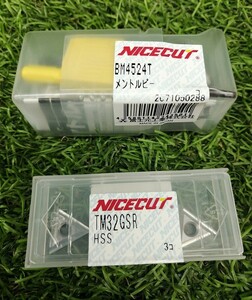 未使用品 富士元工業 NICECUT ボール盤用面取り メントルビー BM4524T + メントルビー用チップ TM32GSR