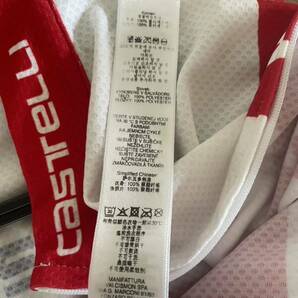 シュプリーム SUPREME カステリ CASTELLI 半袖 サイクルシャツ 赤 サイズS 未使用に近い タグありの画像10