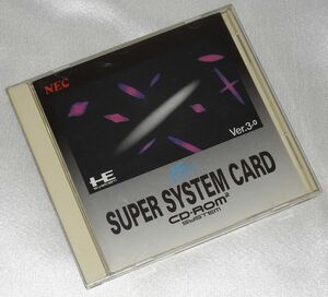 [ manual * case only ]PC engine super system card Ver.3.0 SUPER SYSTEM CARD