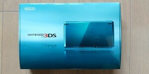 ニンテンドー3DS 中古 本体 アクアブルー オマケ ケース付き 即決