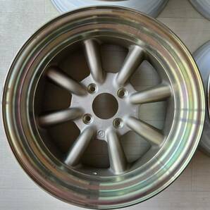 新品未使用 RSワタナベ Rタイプ 16×8.5J-6 ×２本 16×8J±0 ×２本 (廃盤色地肌ゴールド) GZ10 GX71 ネオクラ 旧車などに 屋内保管の画像2