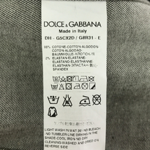 質屋 ドルチェ&ガッバーナ DOLCE＆GABBANA 37 サイズ シャツ 黒系 ブラック デニム地 長袖 コットン 服 23k232-11 みいち質店_画像4