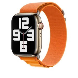 【送料込み】38/40/41mm アップルウォッチ オレンジ アルパイン ループ ナイロン バンド Apple Watch 