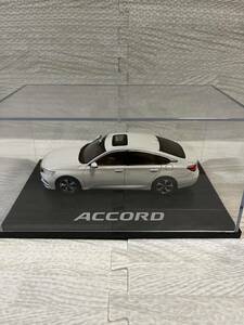 1/43 ホンダ アコード ACCORDカラーサンプル ディーラー特注 ミニカー　プラチナホワイト・パール